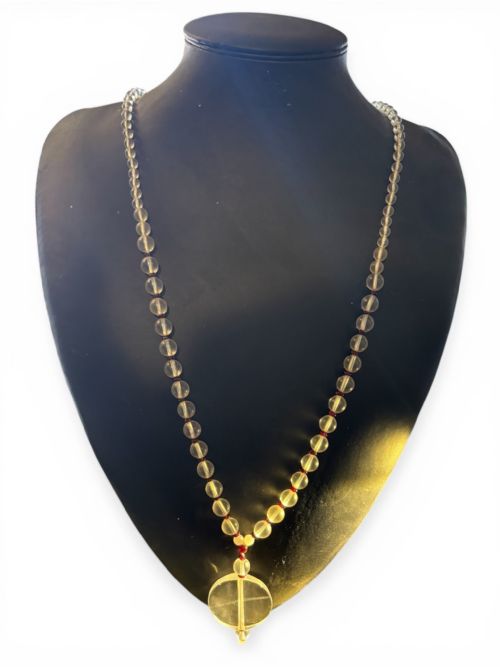ART DECO ROCK CRYSTAL NECKLACE - ADDITIONAL PHOTO 1