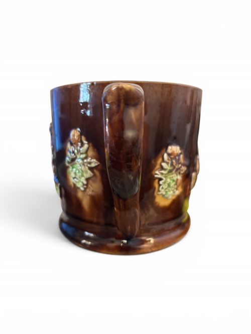 ANTIQUE FROGSURPRISE SPITTING MUG TWO HANDLED ALE TANKARD - ADDITIONAL PHOTO 3