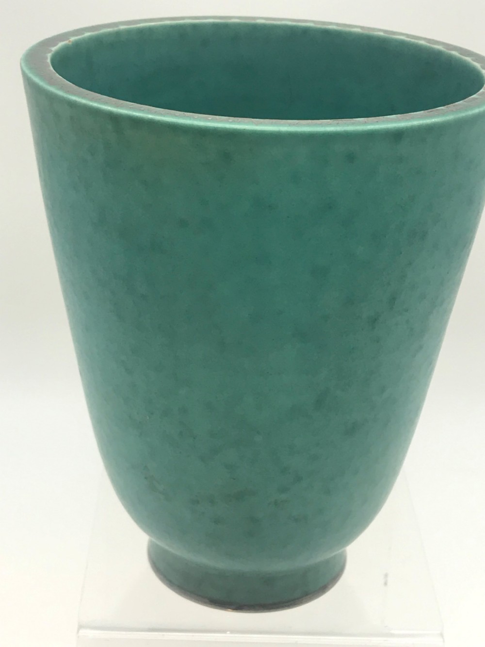 1920/1930's SWEDISH CERAMICS: Gustavsberg Argenta vase BY Wilhelm Kage View IV