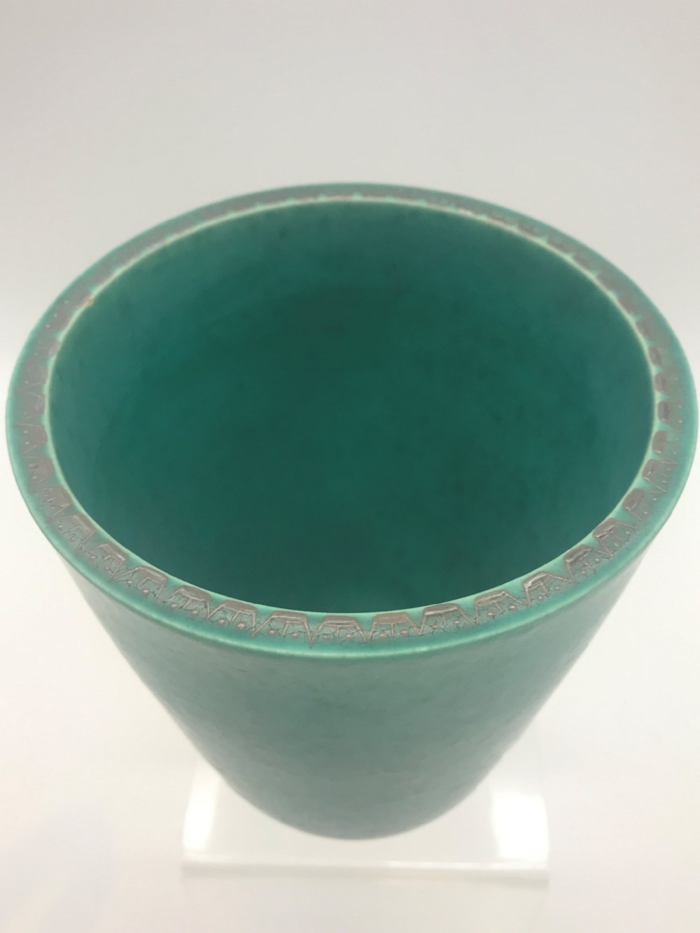 1920/1930's SWEDISH CERAMICS: Gustavsberg Argenta vase BY Wilhelm Kage View V