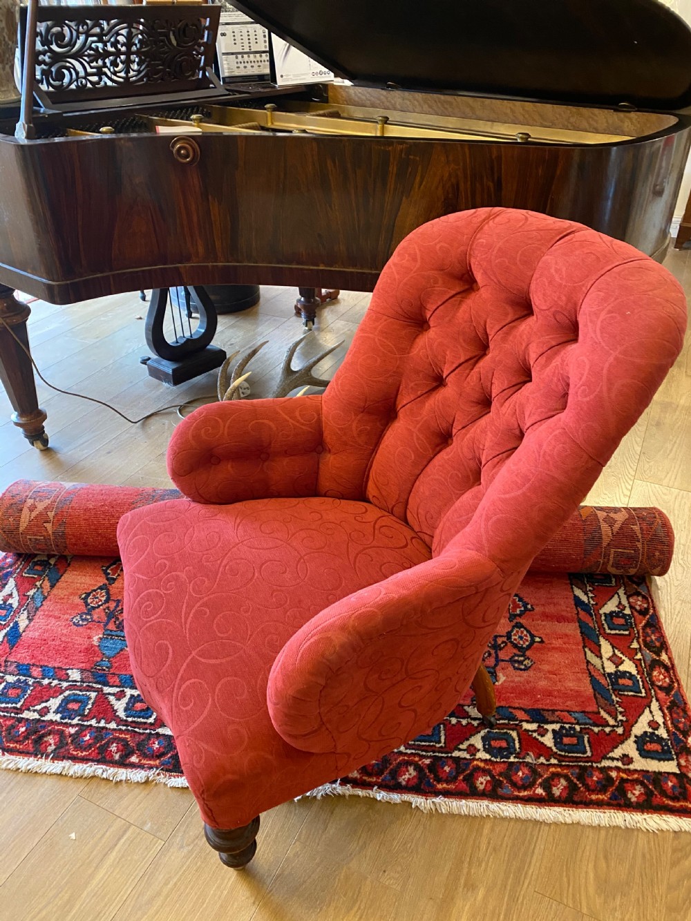 Victorian nursing chair