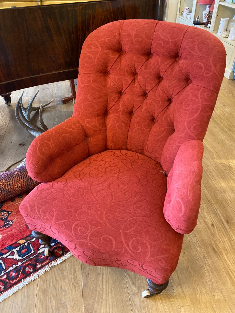 Victorian nursing chair View II