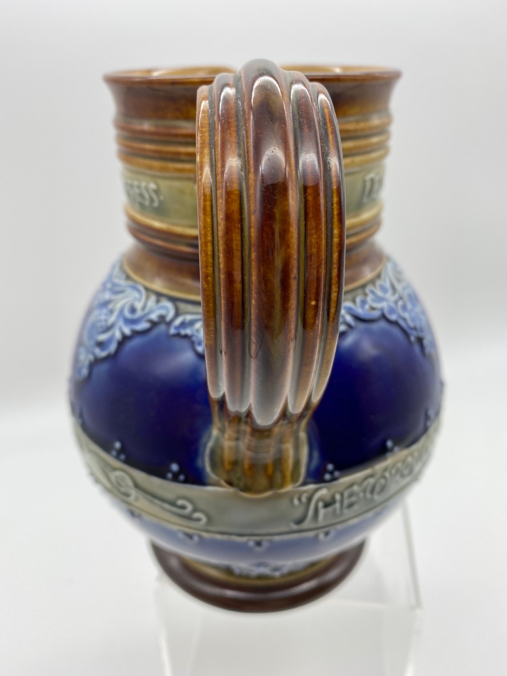 Doulton Lambeth royal  Diamond jubilee commemorative Jug  View VI