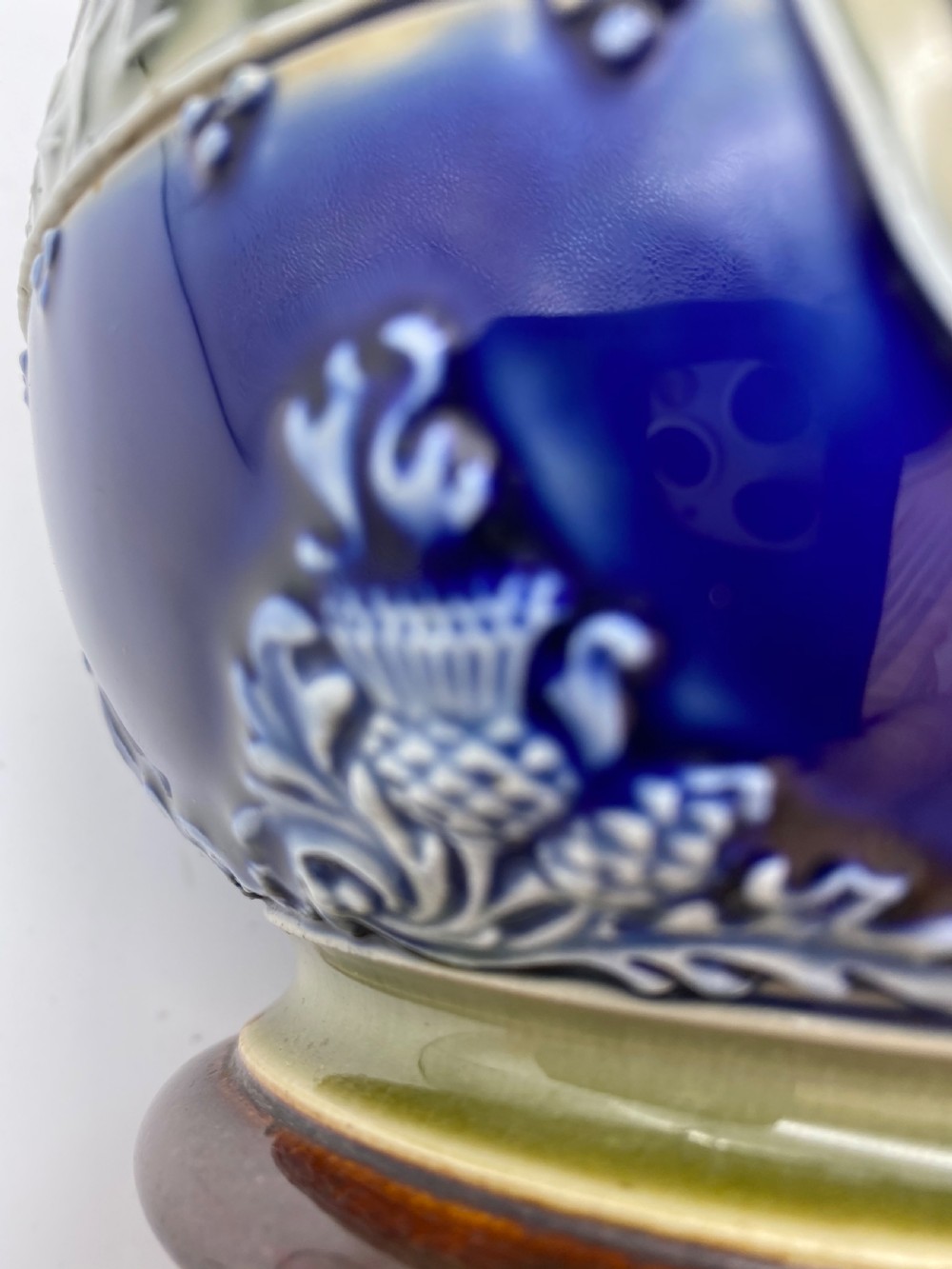 Doulton Lambeth royal  Diamond jubilee commemorative Jug  View XIII