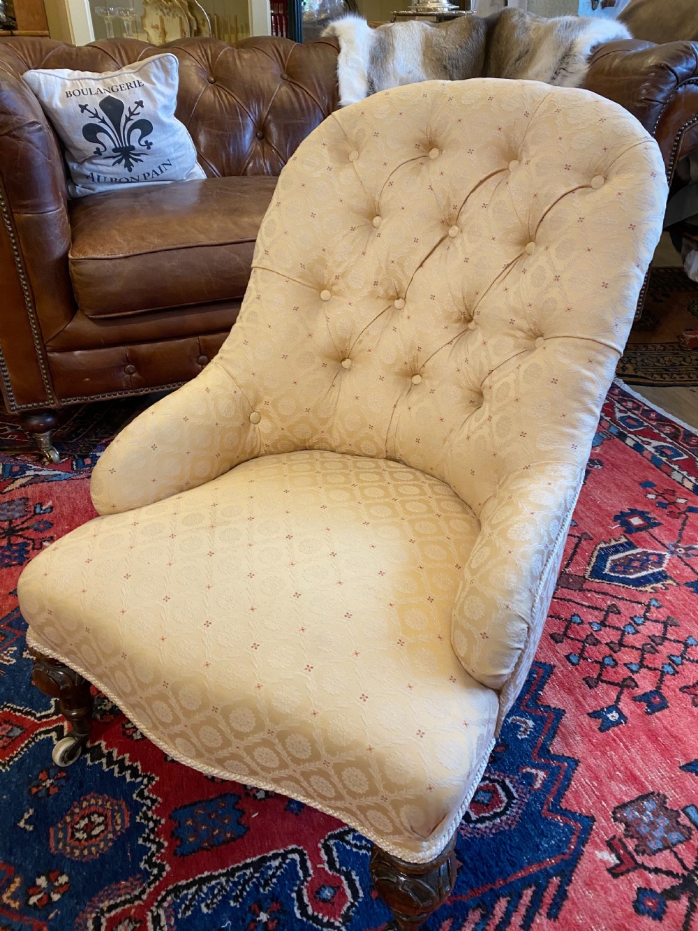 Victorian nursing chair