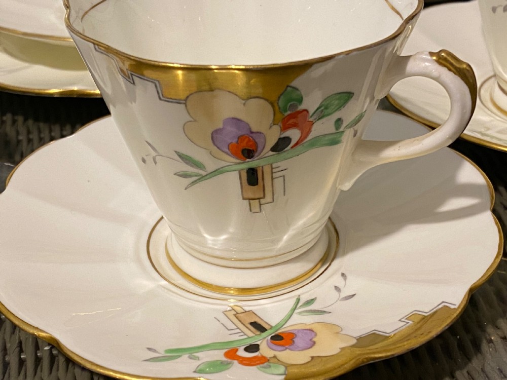 Art Deco teaservice for eight “fine bone China” View IV