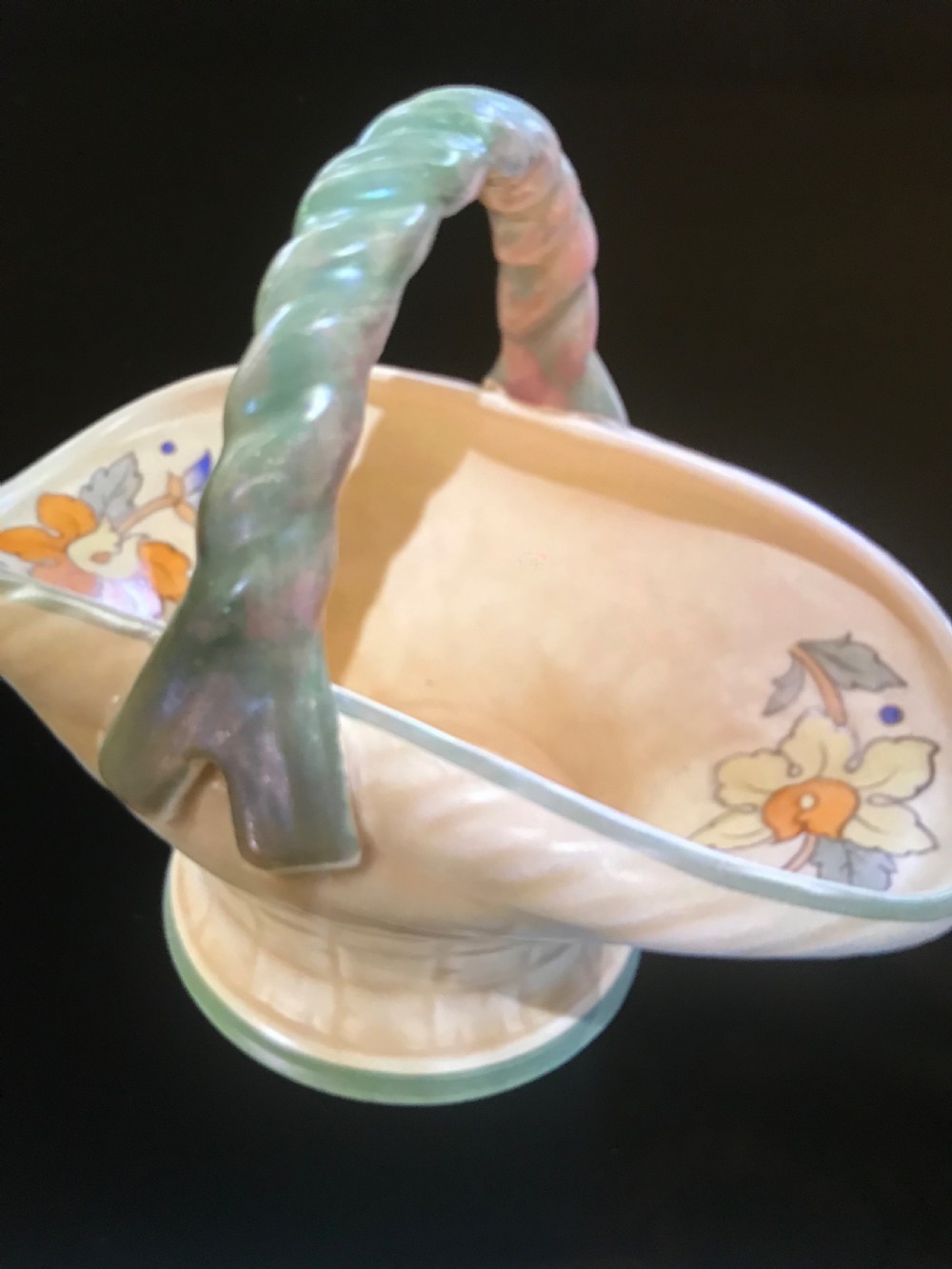 Antique Basket by Charlotte Rhead for Crown Ducal 