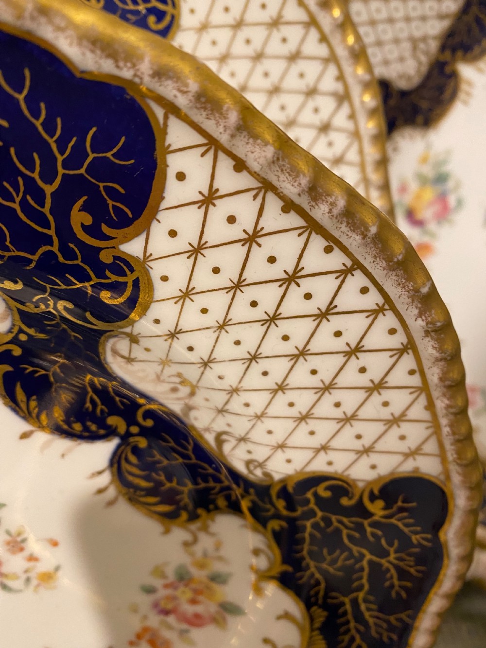 Antique Coalport dessert service for six View II