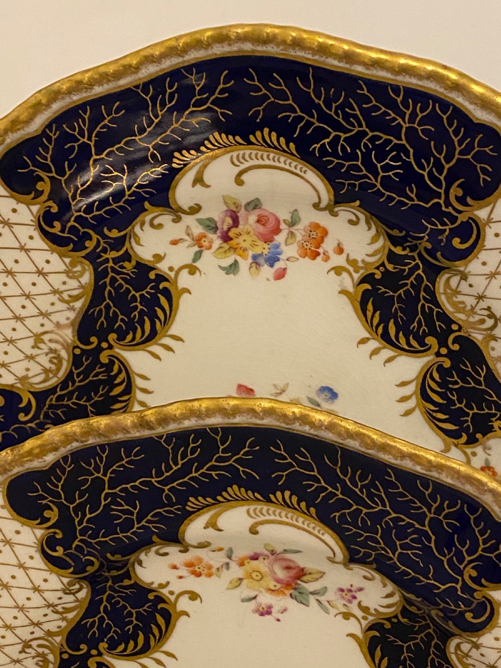 Antique Coalport dessert service for six View VIII