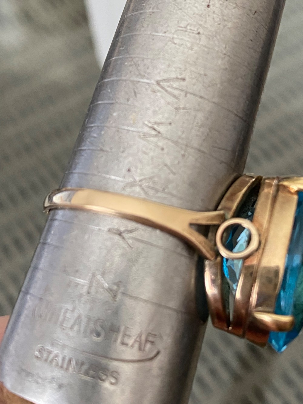 Large Topaz “dress-ring” View VI