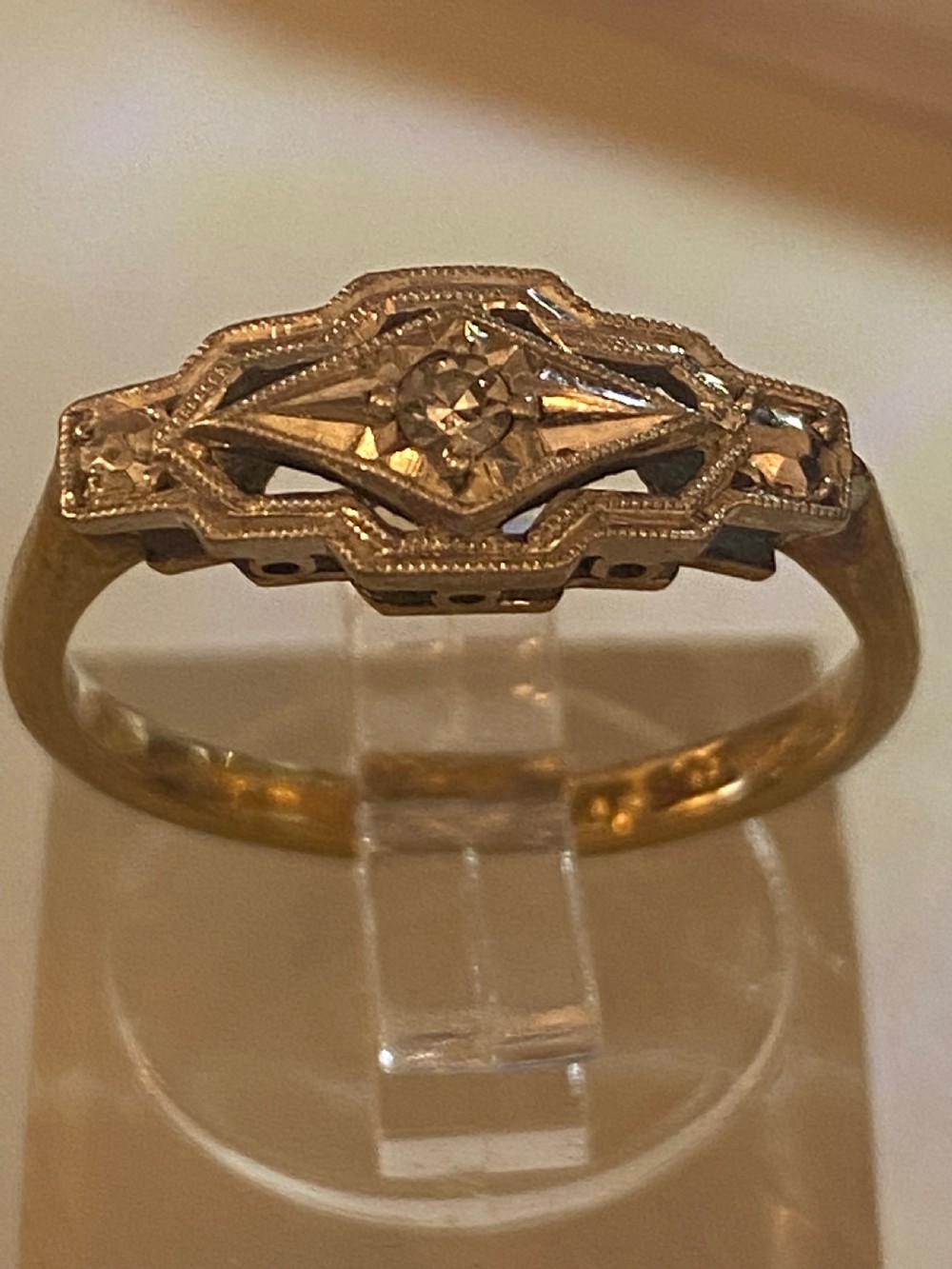 Art Deco style ring
