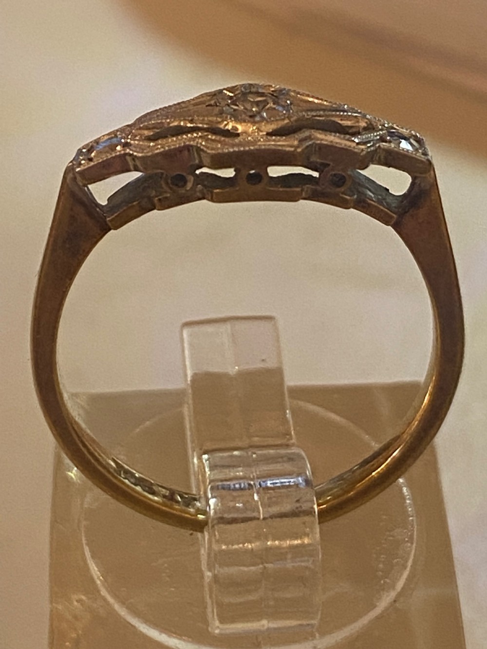 Art Deco style ring View IV