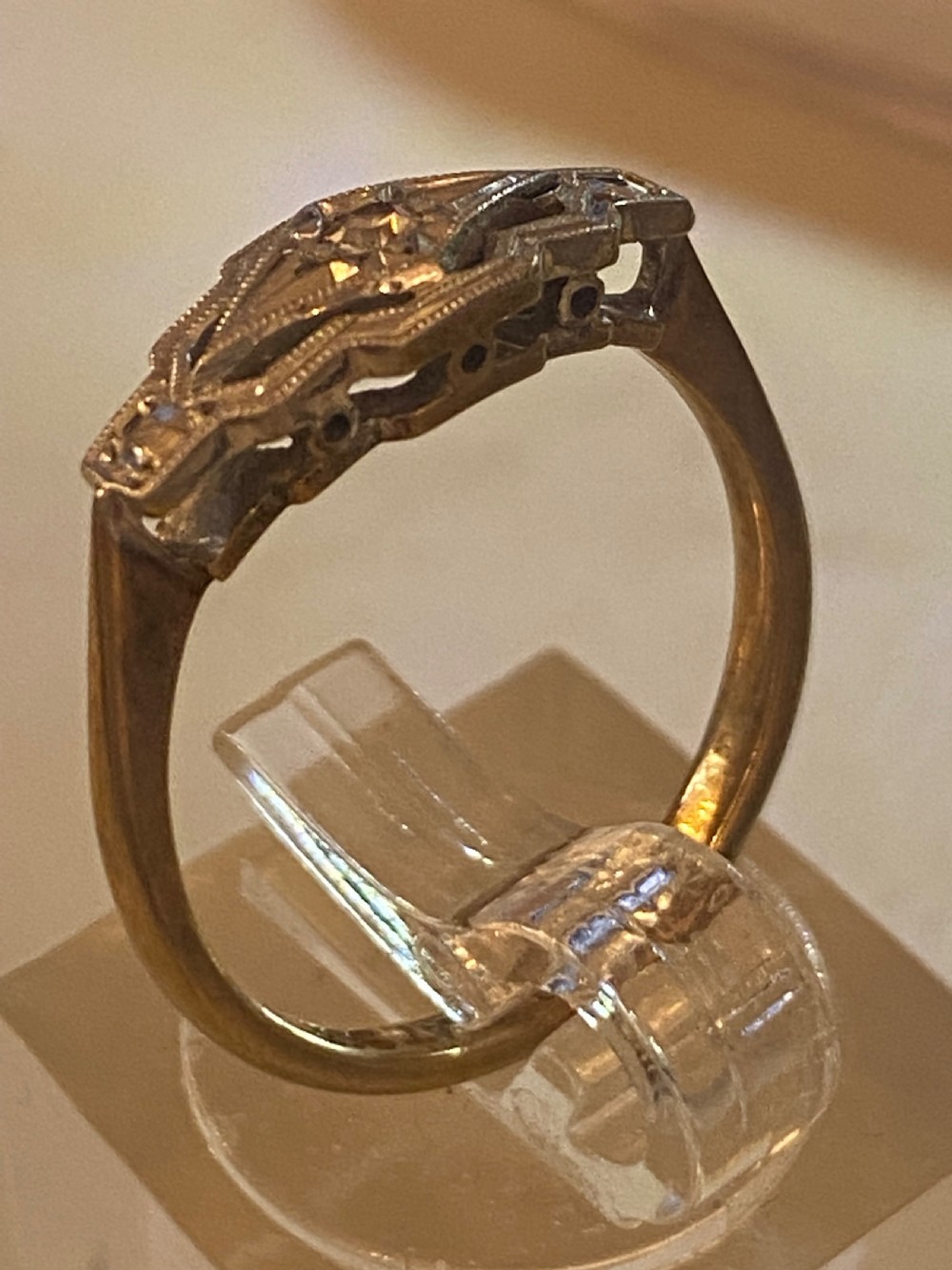 Art Deco style ring View VI