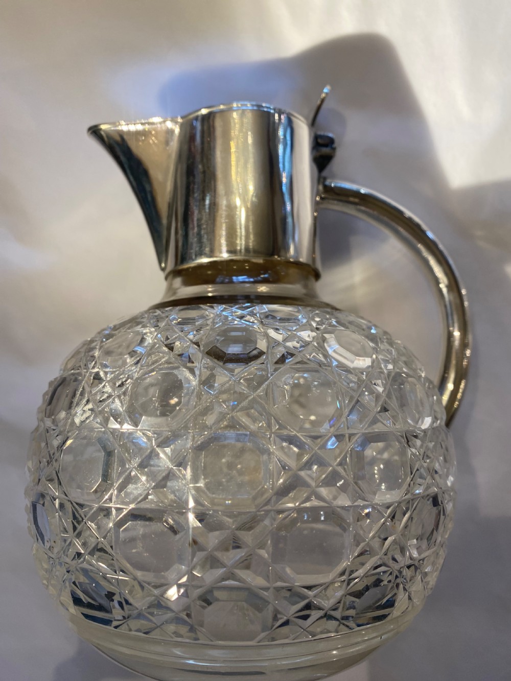 
Antique Edwardian charter house school prize,claret jug by Mappin and Webb 
