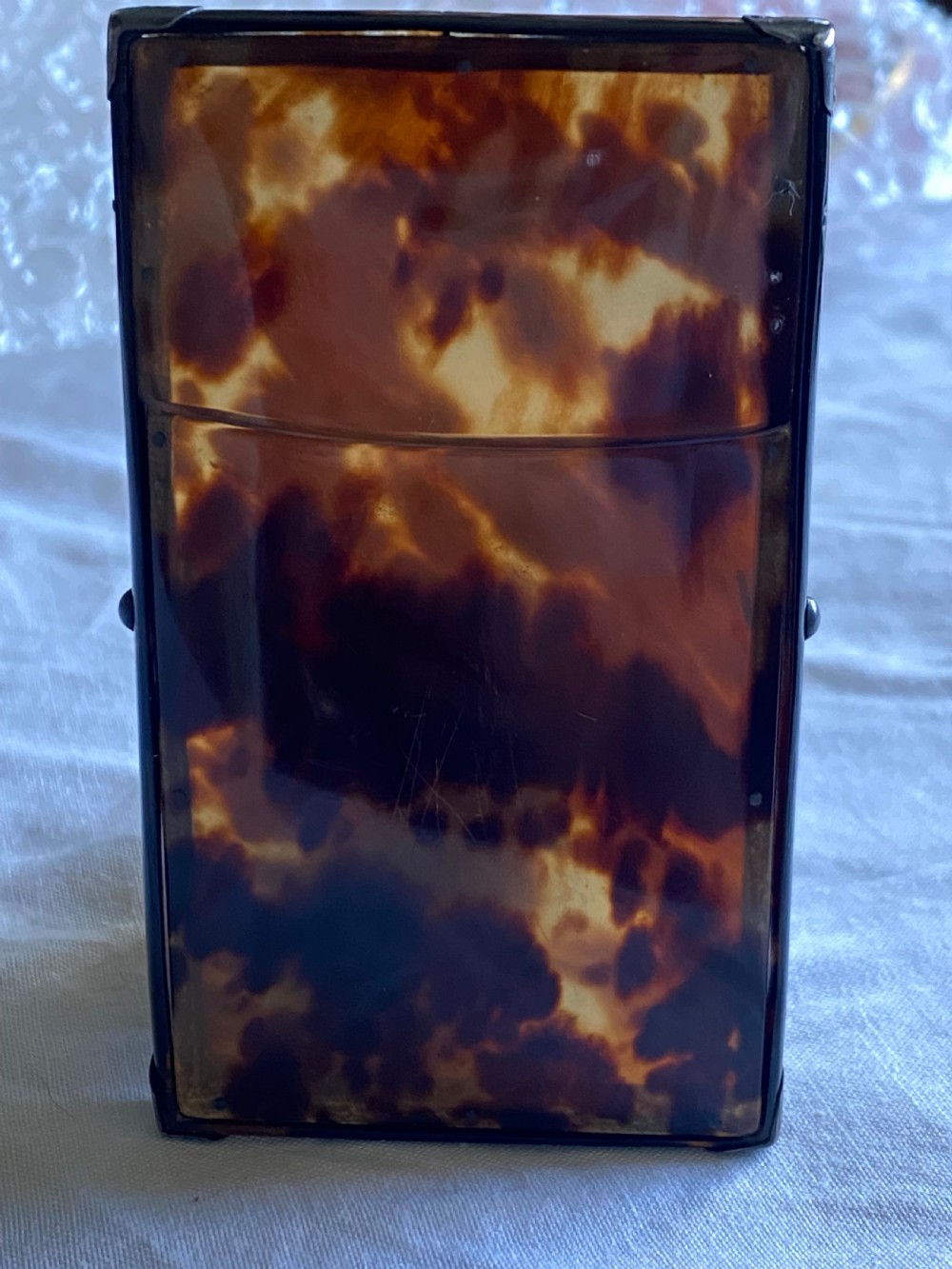 Antique tortoise shell card case View IV