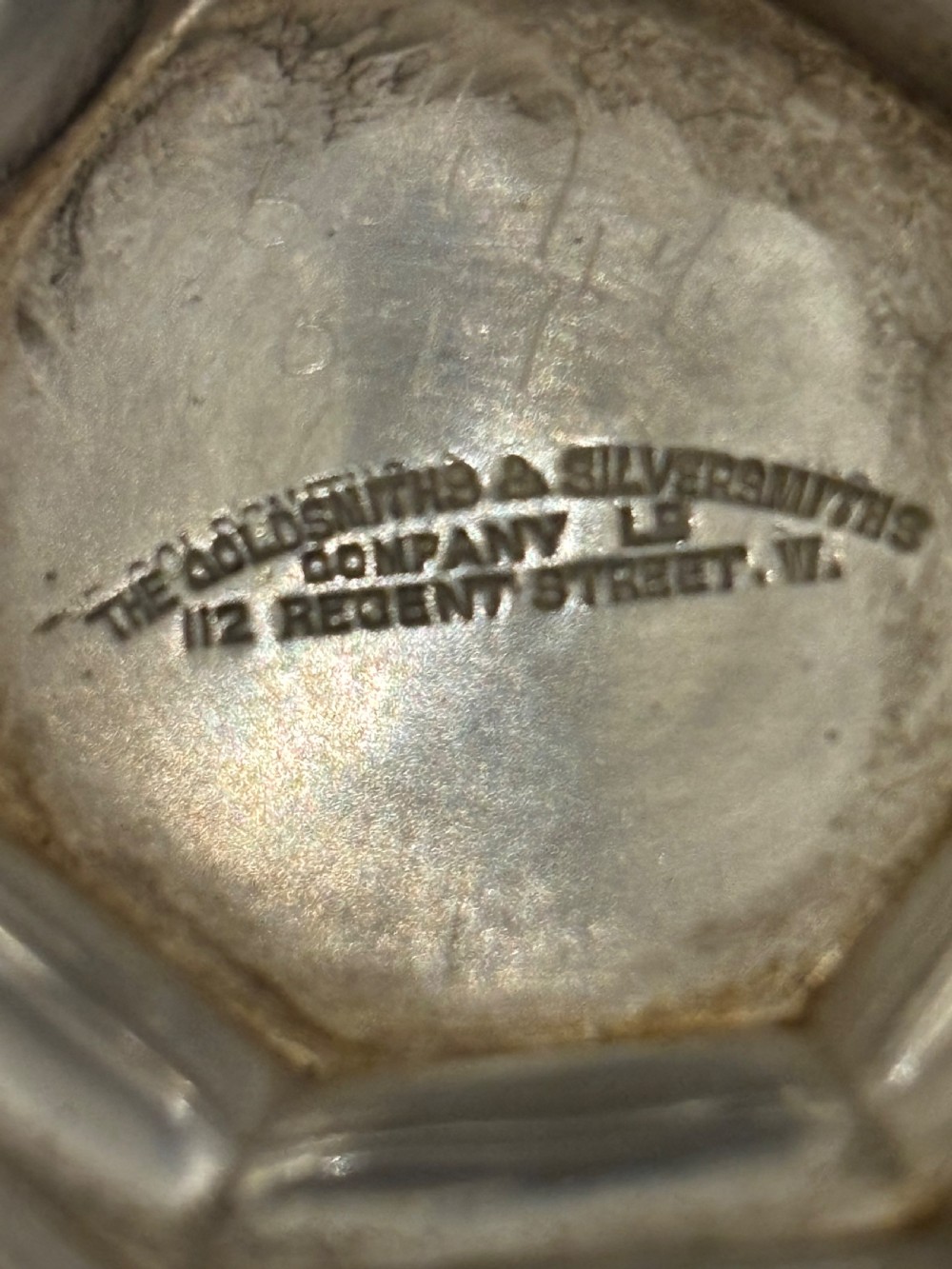 large The Goldsmiths & Silversmiths company Ltd  silver sugar sifter View III