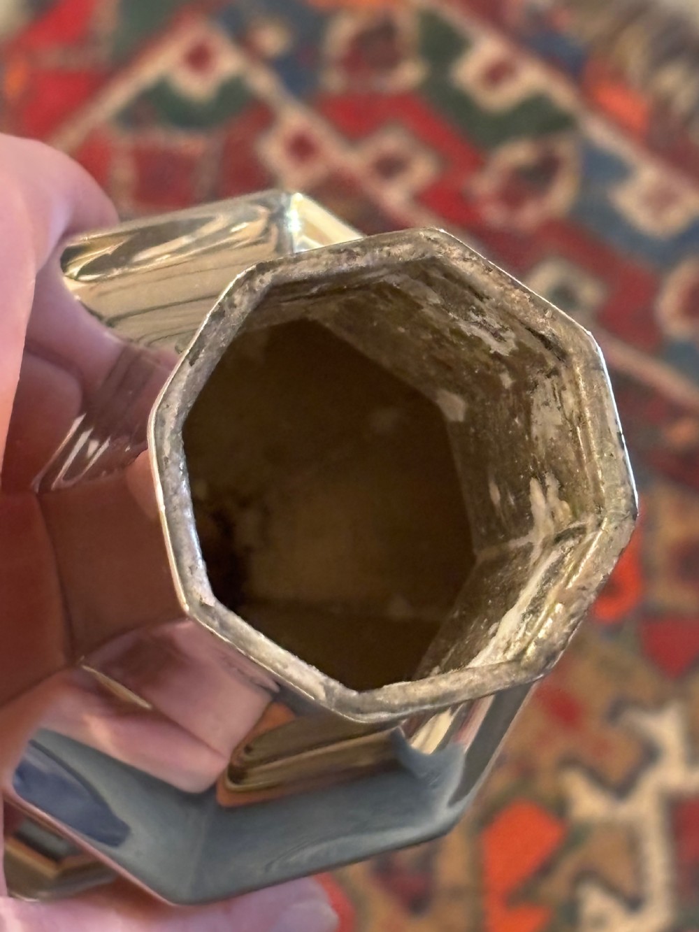 large The Goldsmiths & Silversmiths company Ltd  silver sugar sifter View V