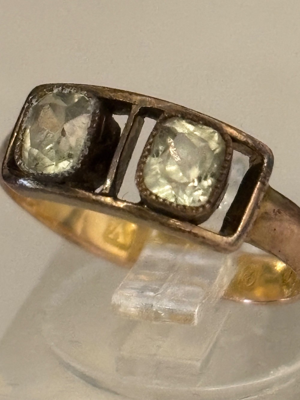 Unusual Antique art deco ring