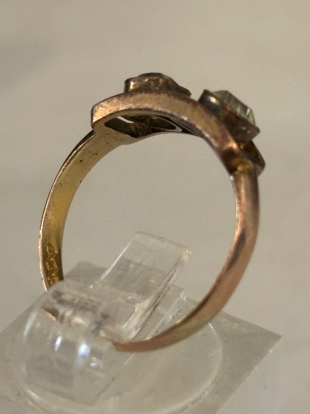 Unusual Antique art deco ring View V