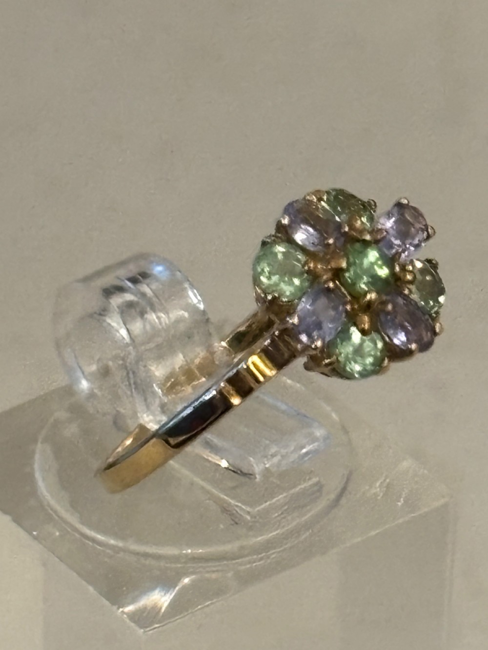 Vintage gold dress ring  View II