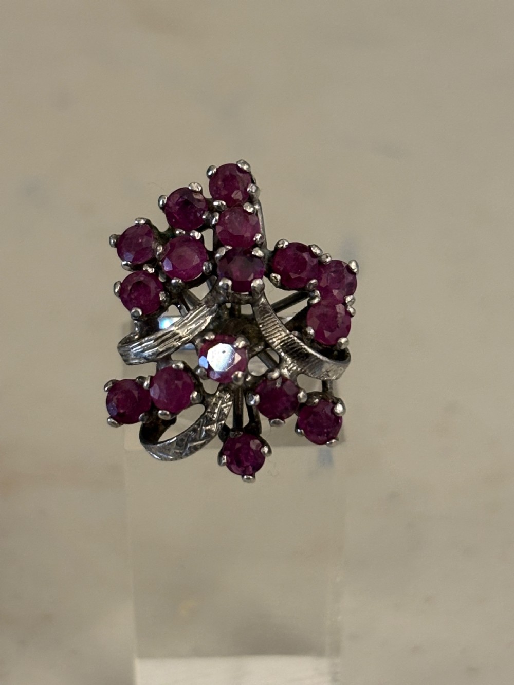 Ruby cocktail ring  View IV