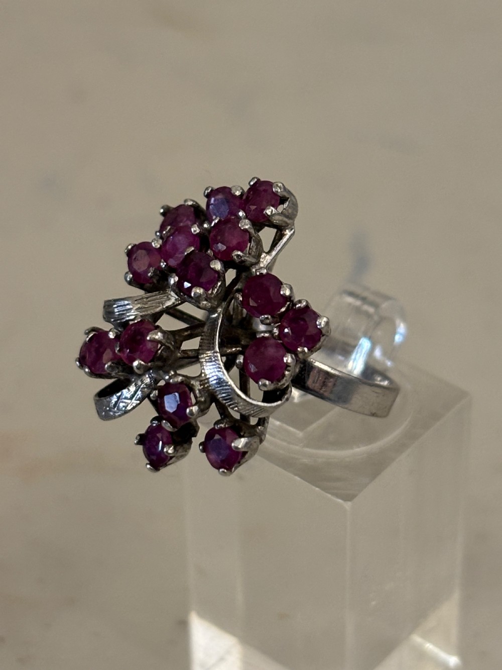 Ruby cocktail ring  View VI