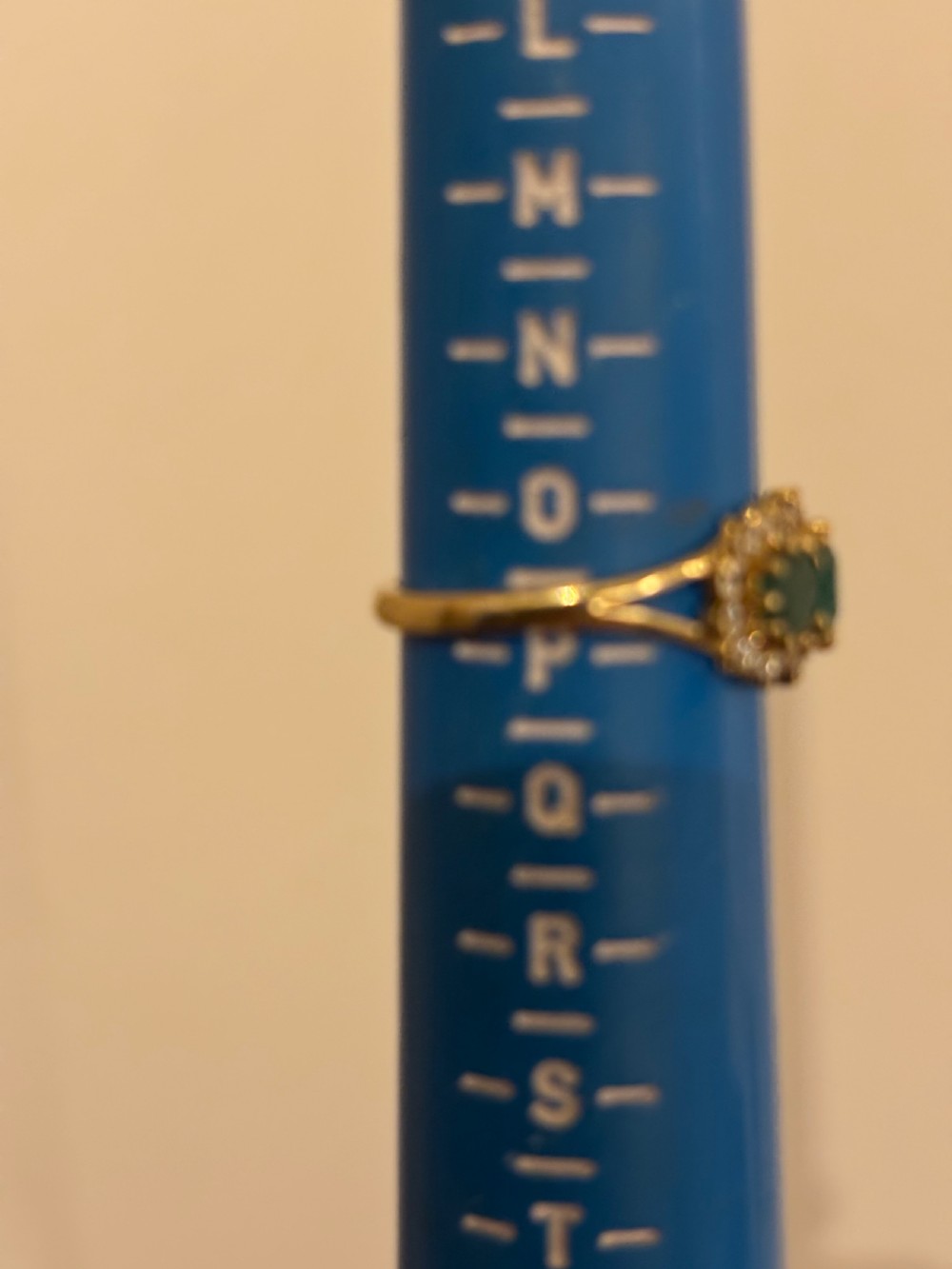 Gold, Emerald and Diamond ring  View VII