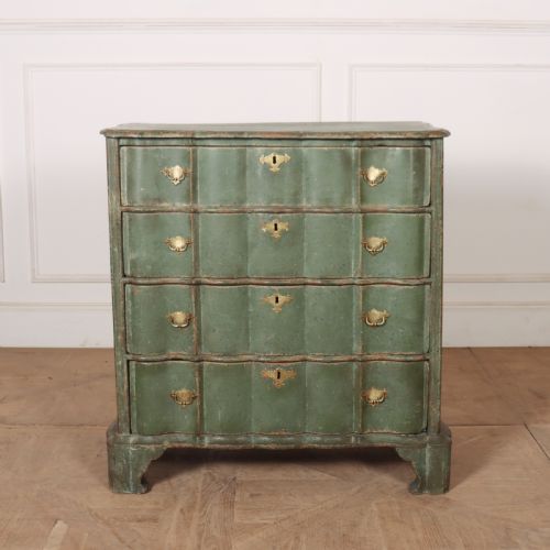 18th Century Dutch Serpentine Commode
