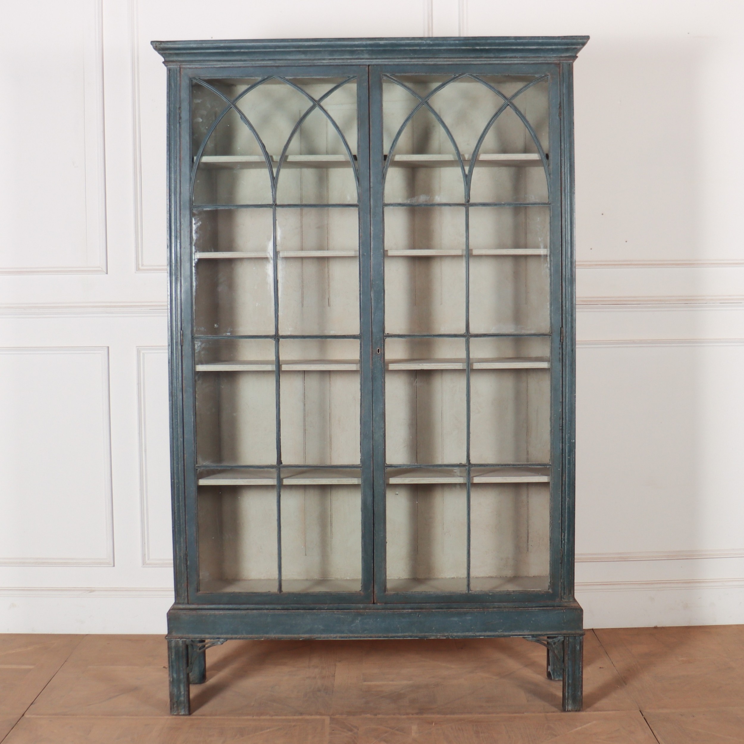 English Painted Display Cabinet