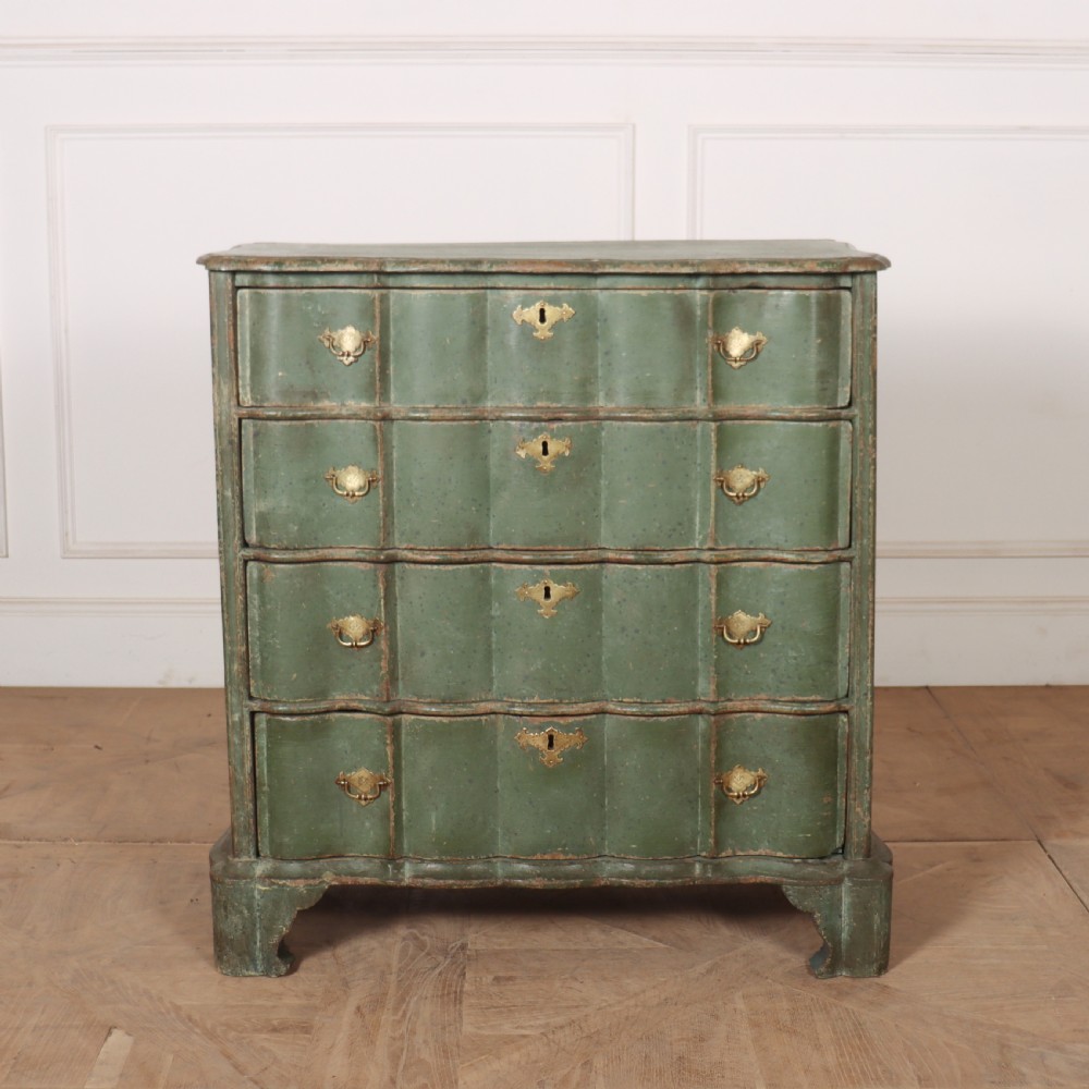 18th Century Dutch Serpentine Commode