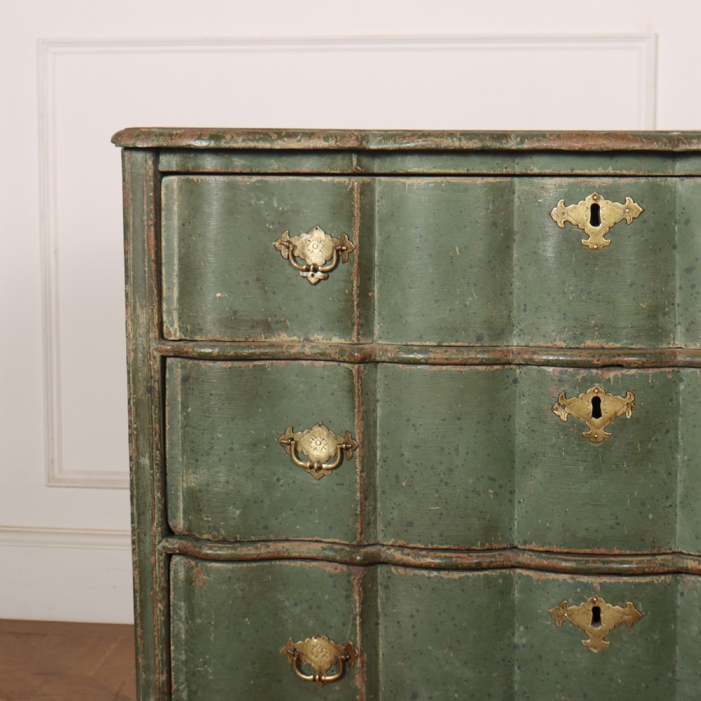 18th Century Dutch Serpentine Commode View II