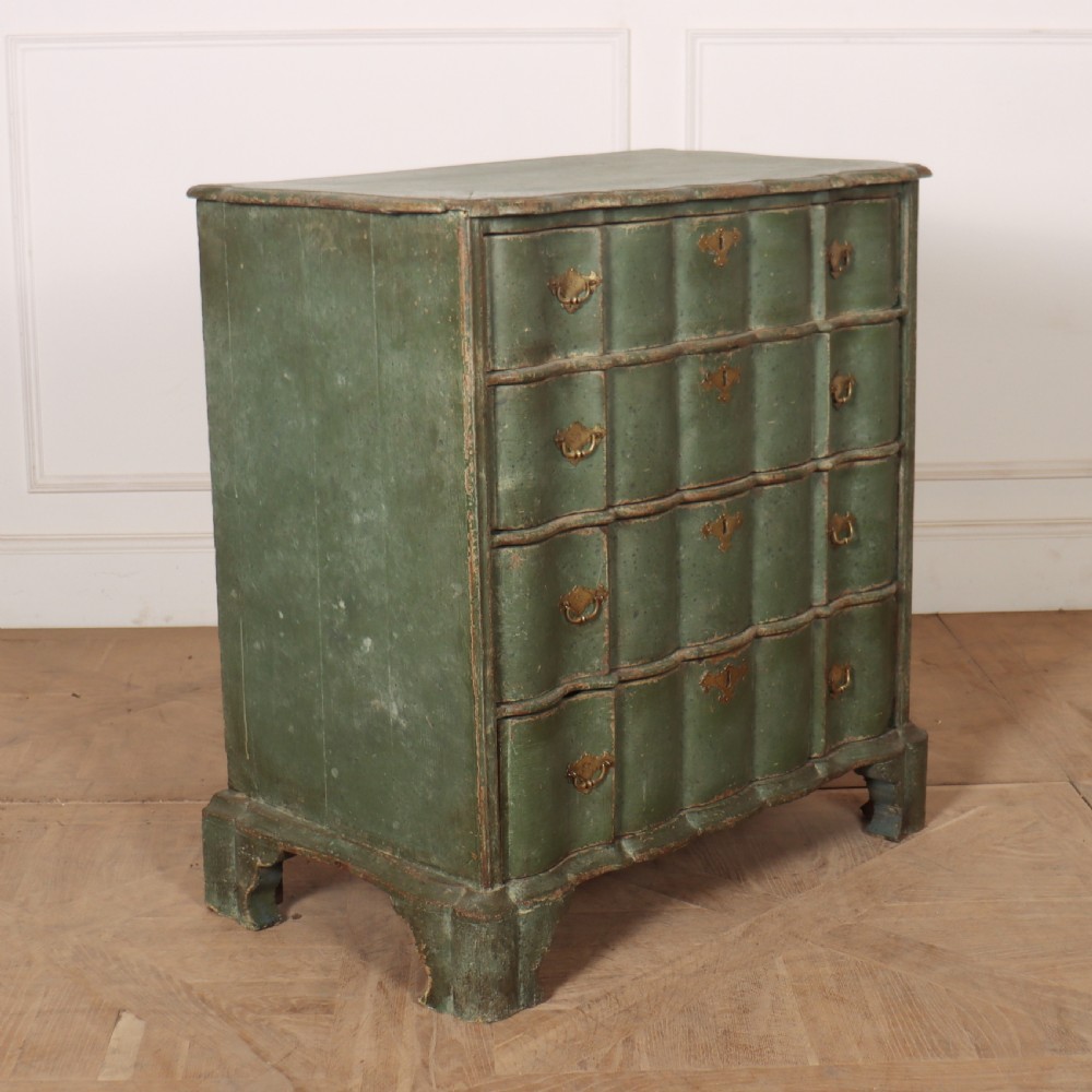 18th Century Dutch Serpentine Commode View V