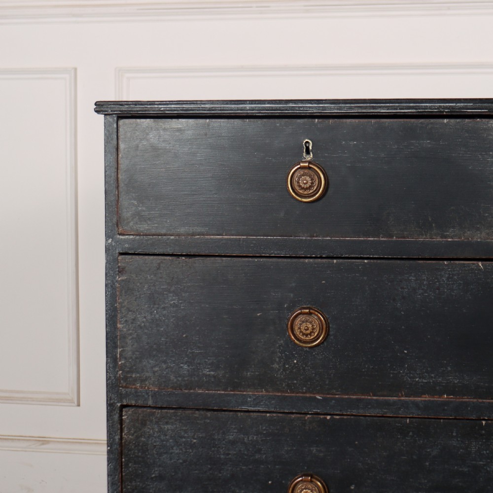 English Painted Chest of Drawers View II