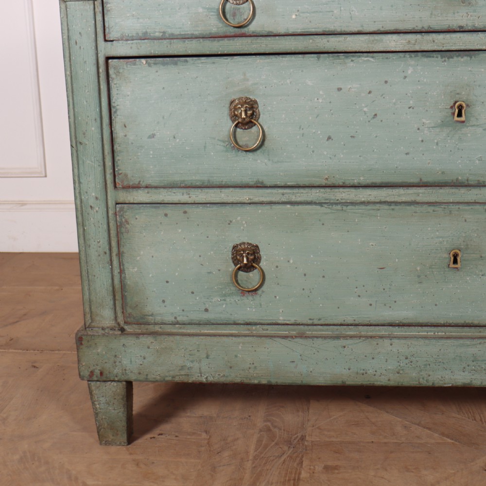 French Painted Oak Commode View III