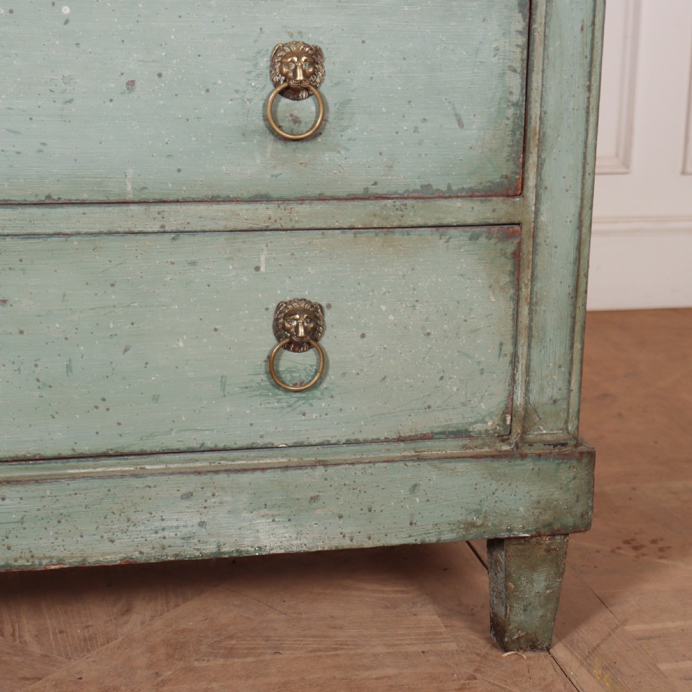 French Painted Oak Commode View IV