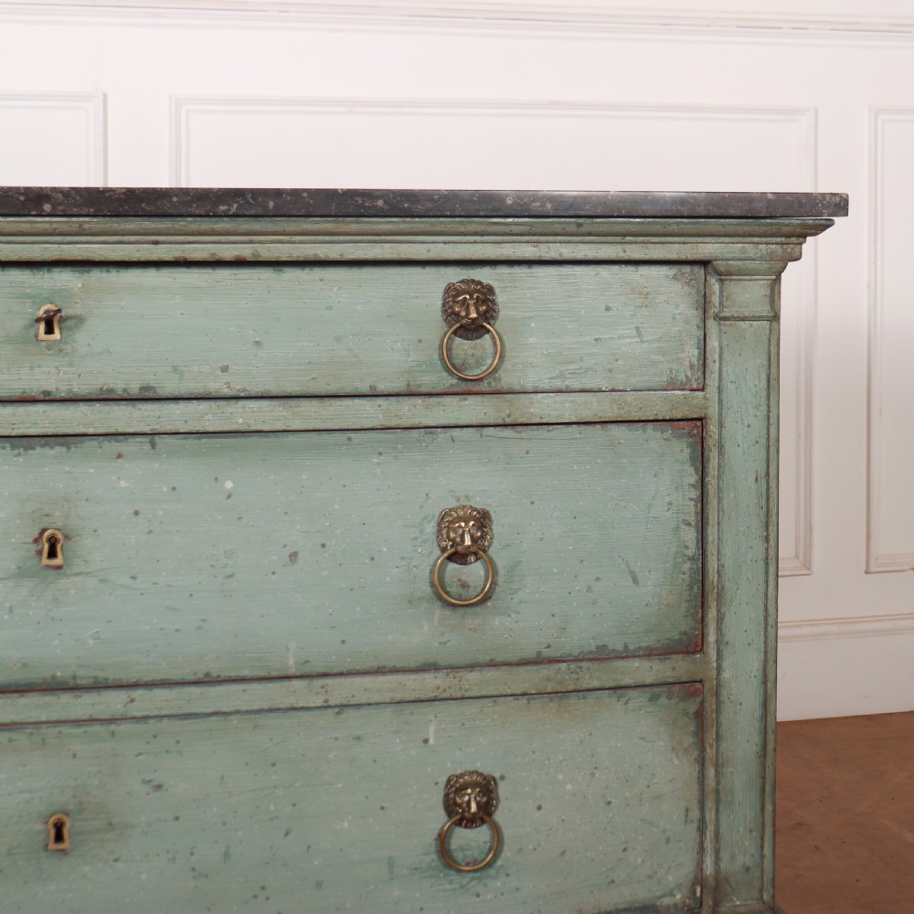 French Painted Oak Commode View V