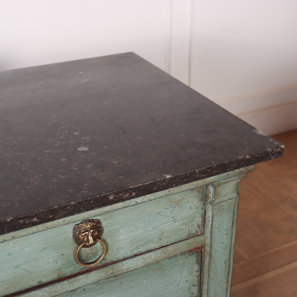 French Painted Oak Commode View VIII