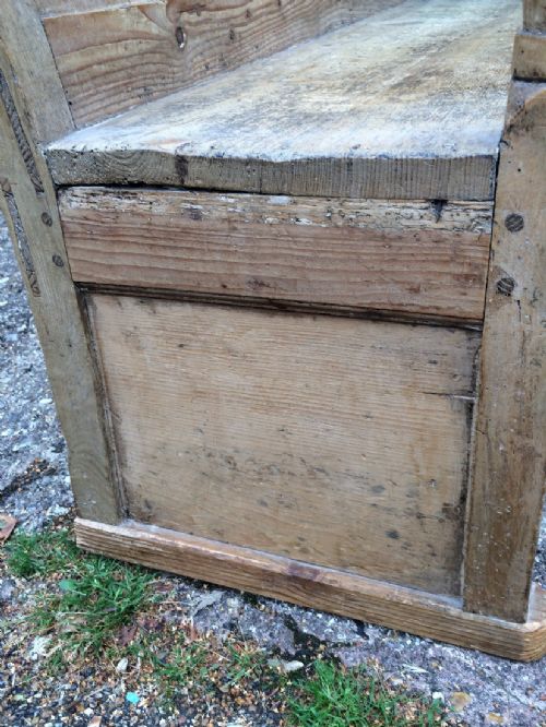 ANTIQUE SETTLE BENCH - ADDITIONAL PHOTO 9