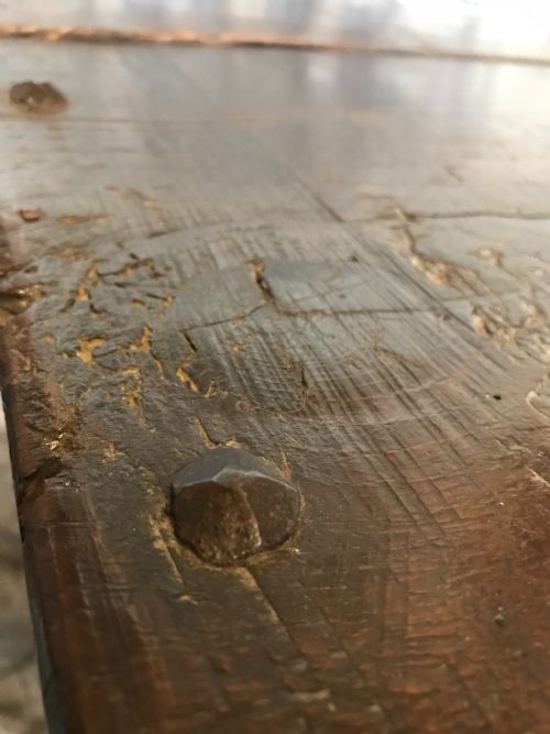 EARLY OAK COFFERCHEST - ADDITIONAL PHOTO 5