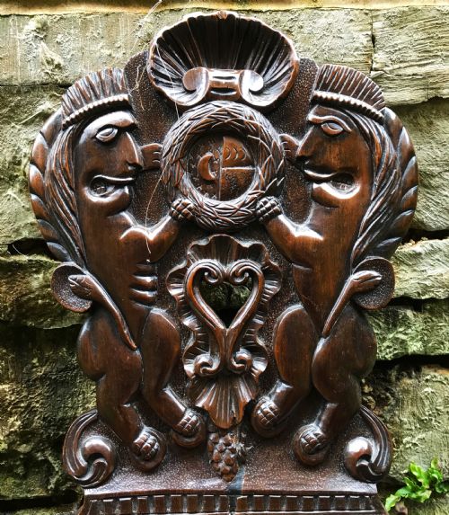 CARVED HALL CHAIR - ADDITIONAL PHOTO 4