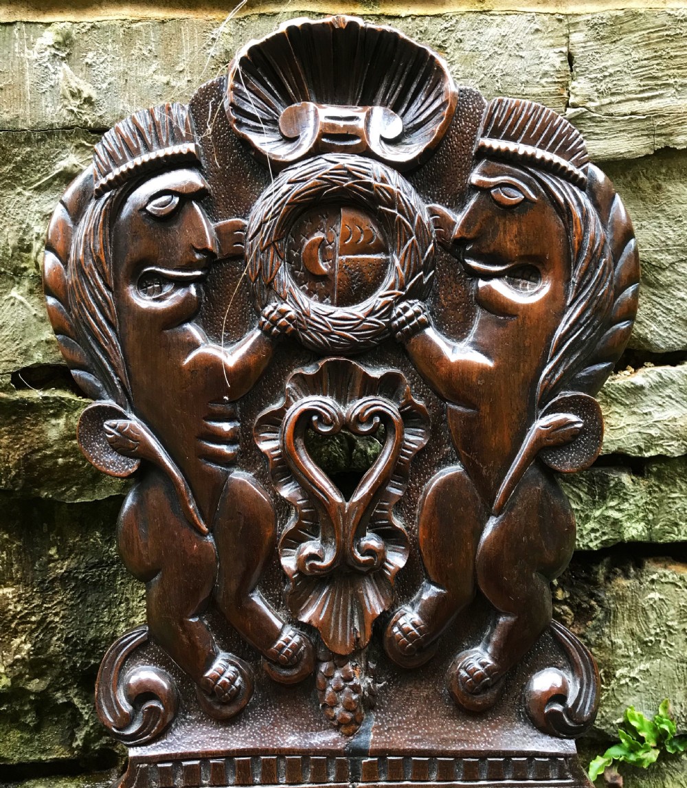Carved Hall Chair View V