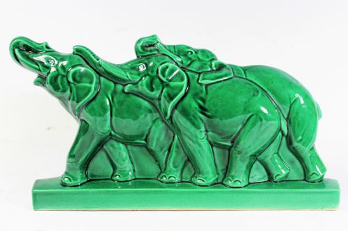 Trio of Art Deco Elephants C.1930