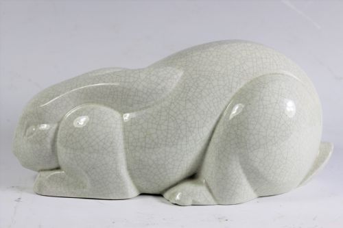 French Art Deco Rabbit by Lemanceau C1920