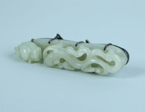 Chinese Jade Dragon Hook Early 19th Century