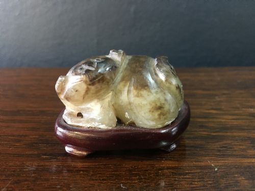 late ming dynasty jade mythical beast 1617thc - CATEGORY: ANTIQUE MISCELLANEOUS - DATED 17TH CENTURY