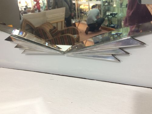 ART DECO GEOMETRIC WALL MIRROR C1930 - ADDITIONAL PHOTO 3