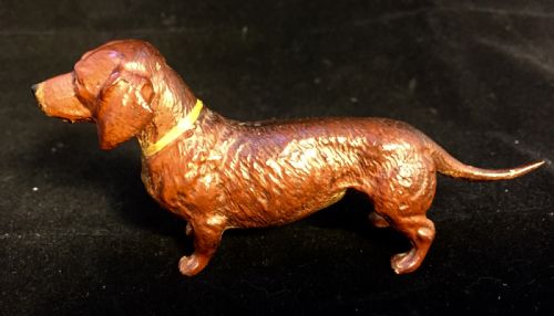 DACHSHUND COLD PAINTED AUSTRIAN C1910 - ADDITIONAL PHOTO 1