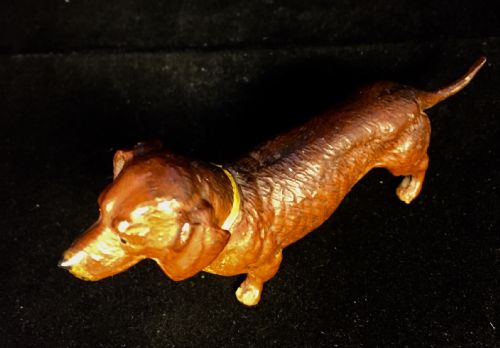 DACHSHUND COLD PAINTED AUSTRIAN C1910 - ADDITIONAL PHOTO 4
