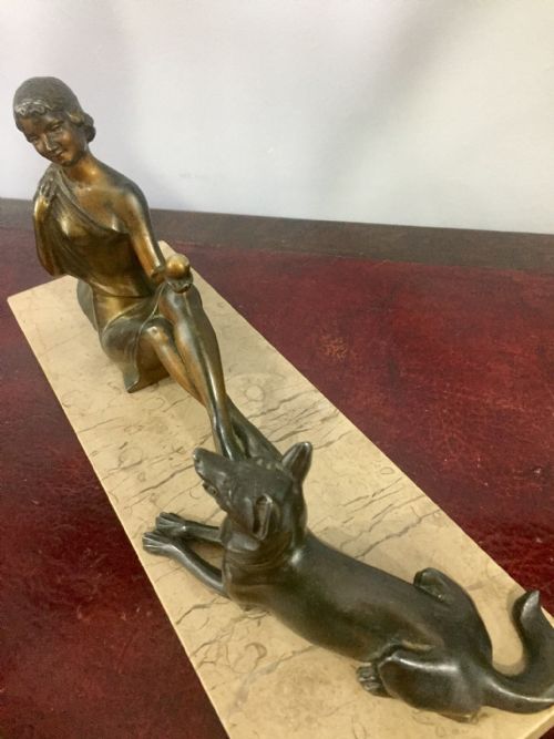 BALLESTE FRENCH ART DECO SCULPTURE C1930 - ADDITIONAL PHOTO 4