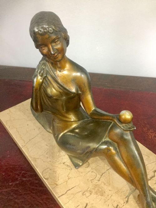 BALLESTE FRENCH ART DECO SCULPTURE C1930 - ADDITIONAL PHOTO 5